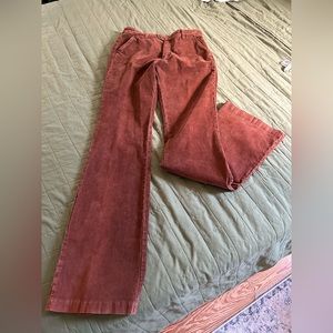 Urban outfitters flare high waisted corduroy